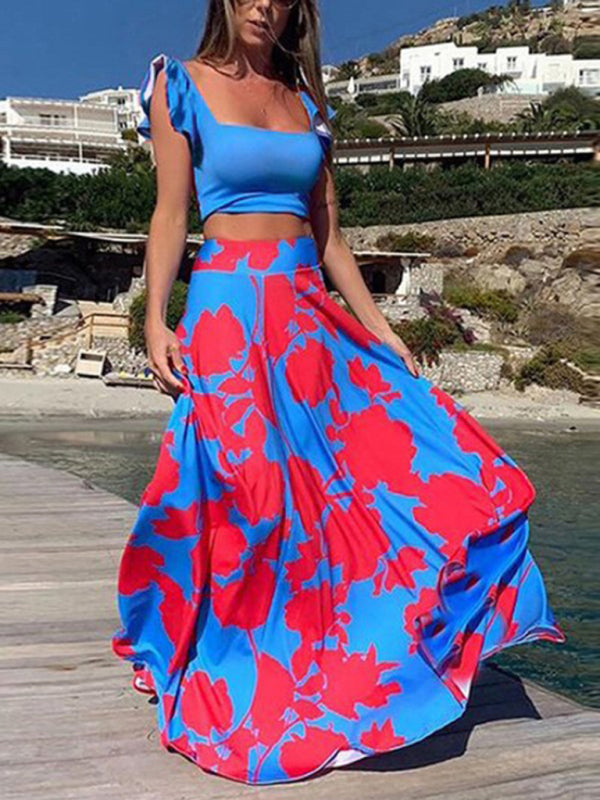 Women's Two-Piece Skirt Suit