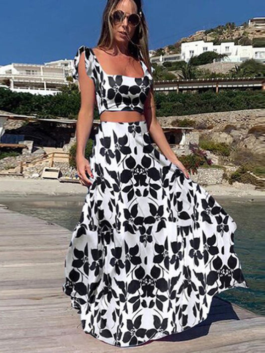 Women's Two-Piece Skirt Suit